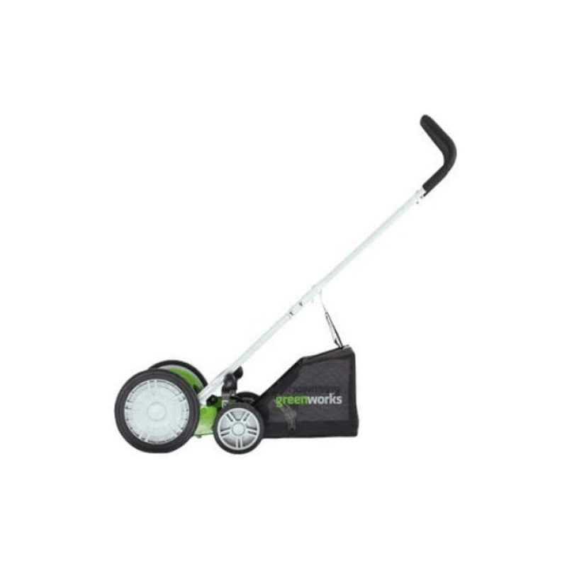 Greenworks 20" 5-Blade Push Reel Lawn Mower with Grass Catcher