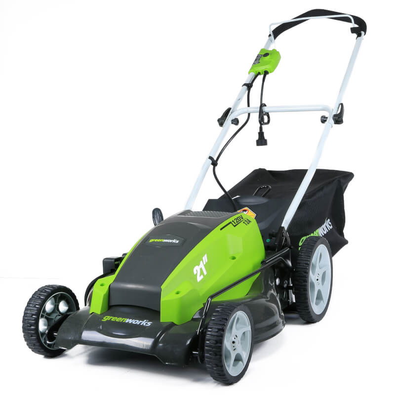 13 Amp Electric Lawn Mower - 21" Corded Push Mower