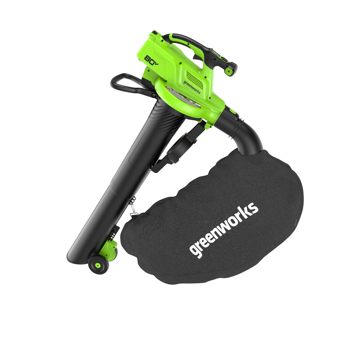 Greenworks 80V 3-in-1 Blower Vacuum – 520 CFM, 240 MPH (Tool Only)
