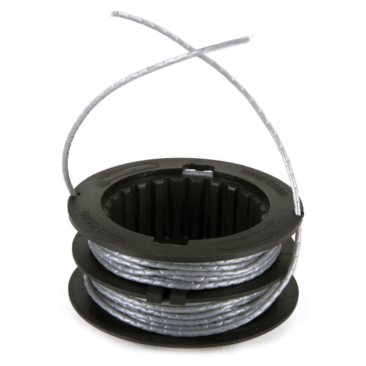 Bobine de rechange à double fil à alimentation par coup pour coupe-herbes