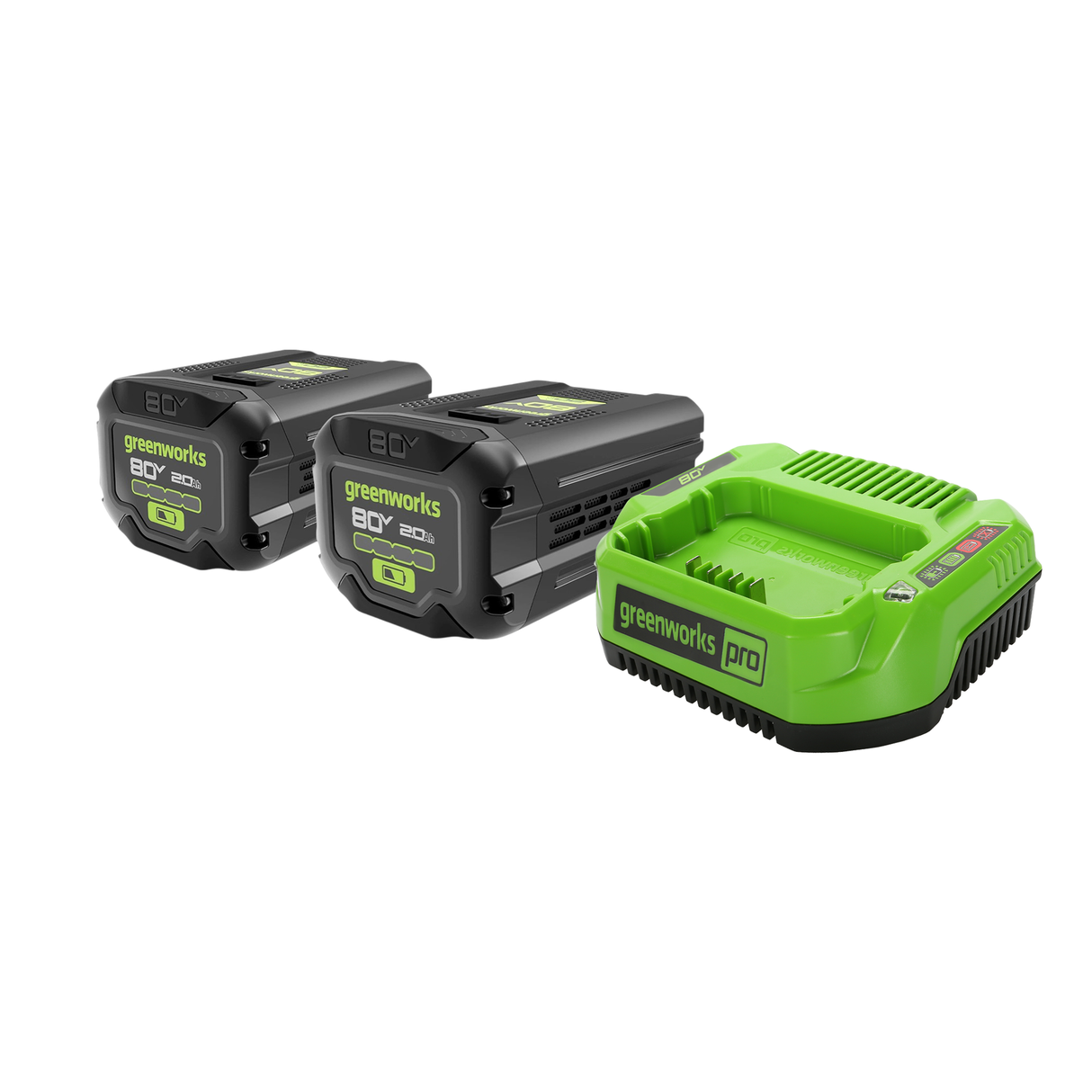 80V (2) 2.0Ah Batteries & 2 Amp Charger Combo Kit