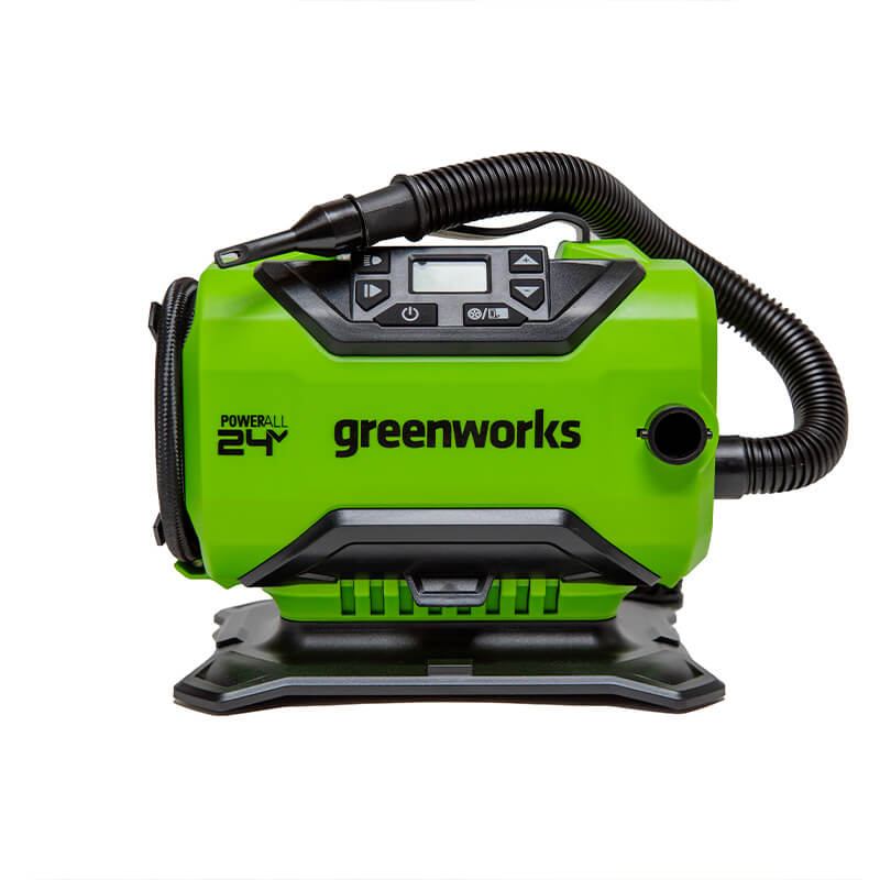 24V Cordless Battery Inflator, 2.0Ah Battery & Charger Included