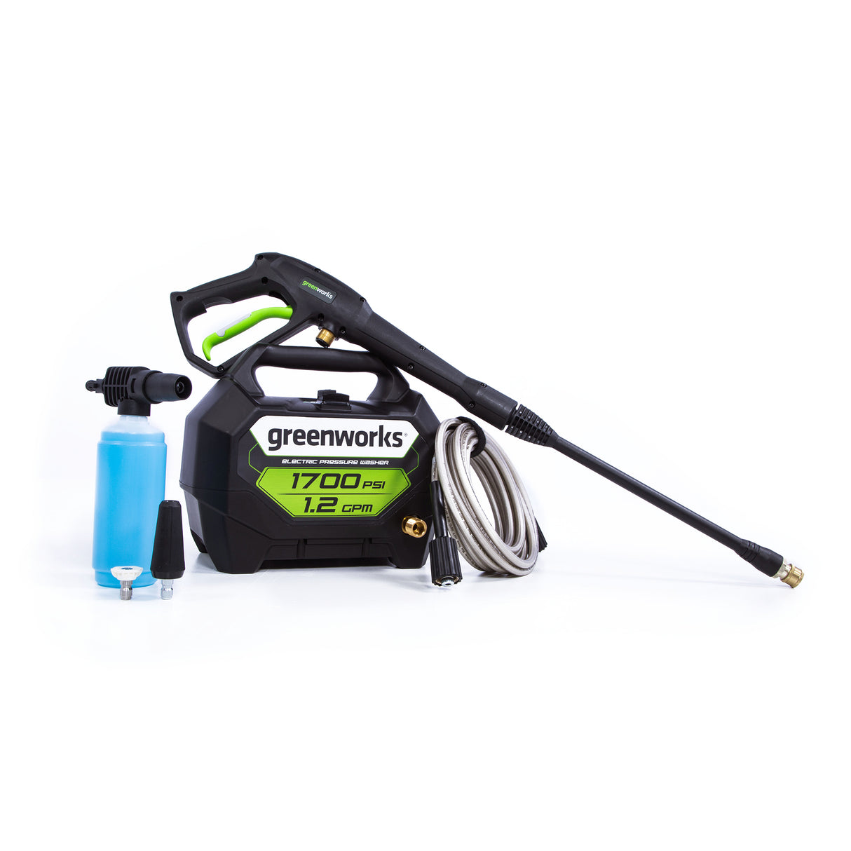 Laveuse à pression électrique à eau froide, 1700 PSI (lb/po²), 1,2 GPM, 13 A – GPW1704