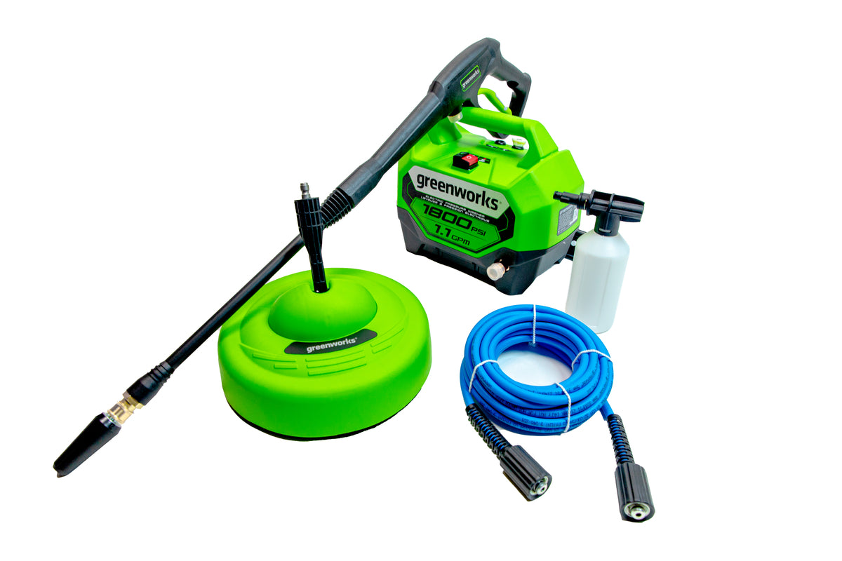 Laveuse à pression électrique 1 800 PSI (lb/po²) 1,1 GPM 13 A