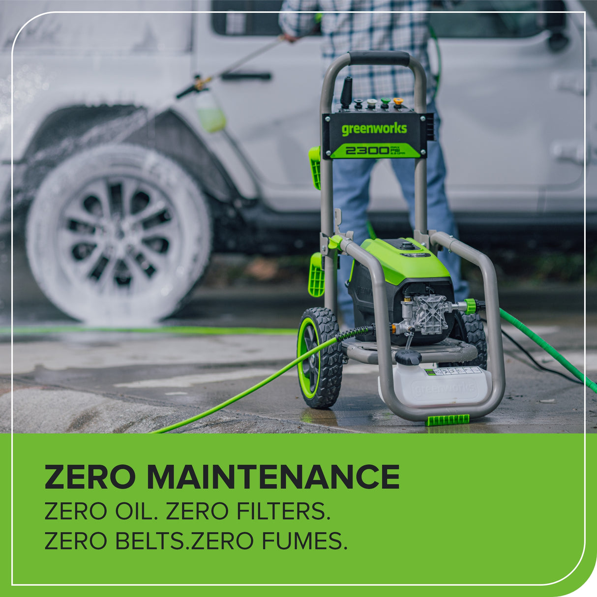 2300 PSI 2.3 GPM Brushless Electric Pressure Washer