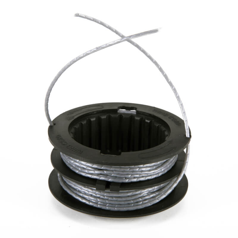 Bobine de rechange à double fil à alimentation par coup pour coupe-herbes