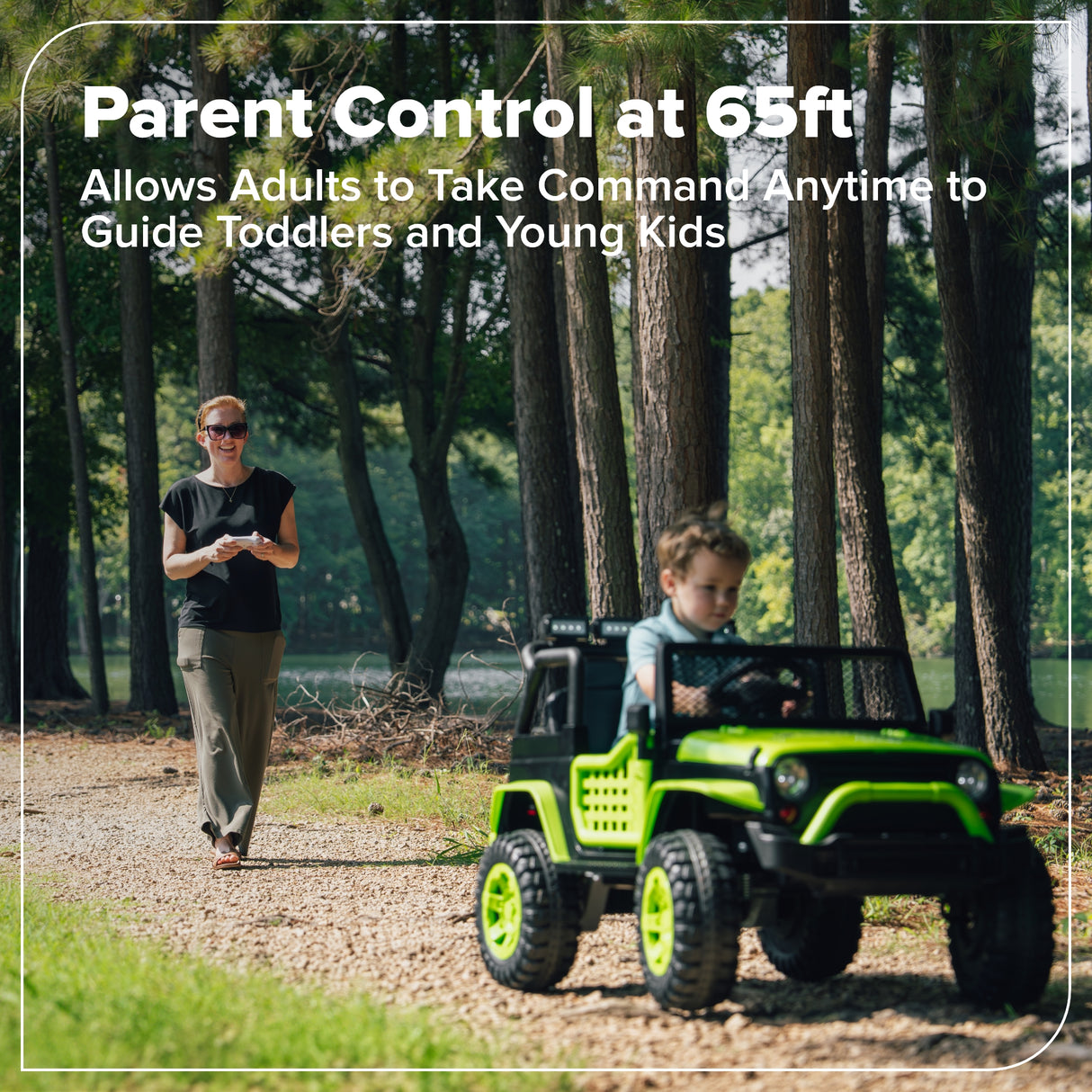 VUS Greenworks de la série Kids Adventure (Aventure pour enfants), batterie 4,0 Ah et chargeur de 30 W inclus