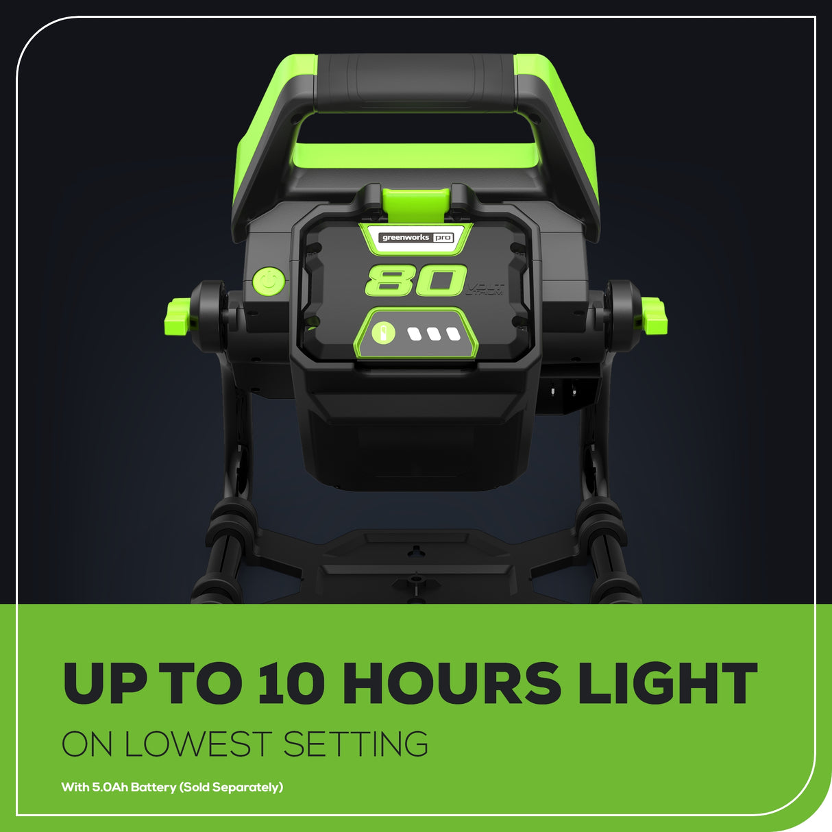 80V AC/DC 2500 Lumen LED Work Light (Tool Only)