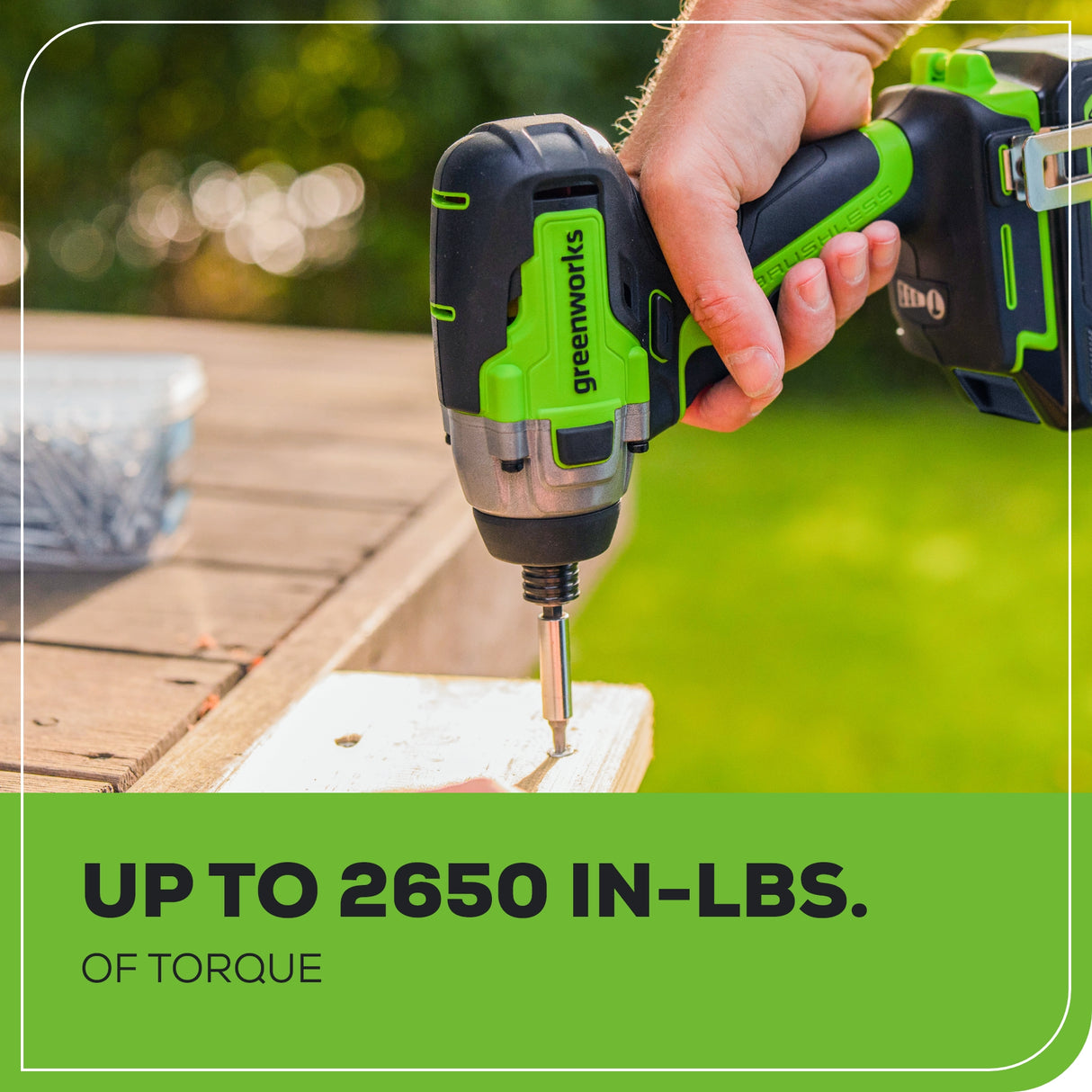 24V Brushless Impact Driver, (2) 1.5Ah Batteries and Charger Included - ID24L1520
