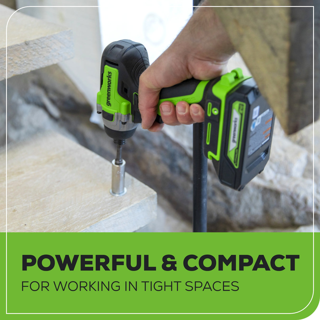 24V Brushless Impact Driver, (2) 1.5Ah Batteries and Charger Included - ID24L1520