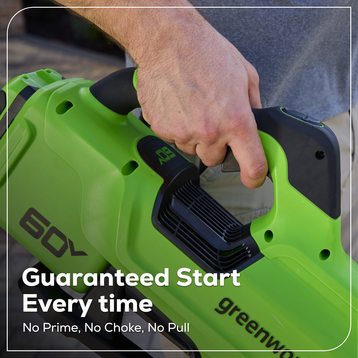 60V 750 CFM 170 MPH Brushless Leaf Blower, 4.0Ah Battery and Charger Included
