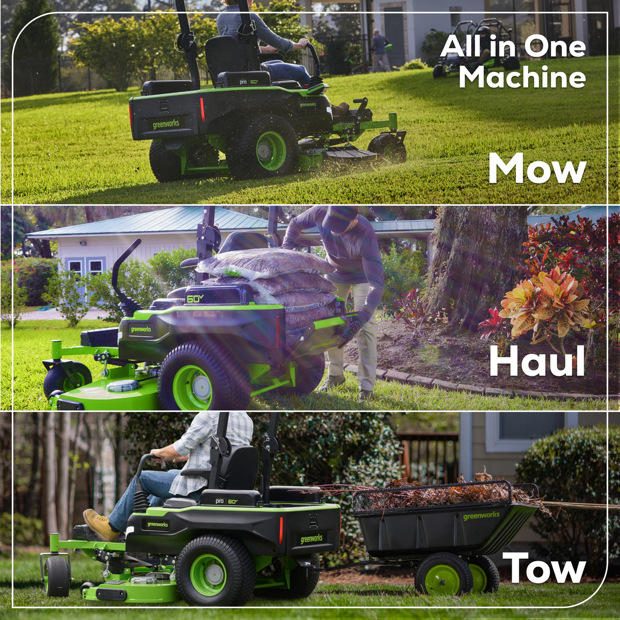 60V 60" MaximusZ Zero Turn Mower, (2) 20.0Ah, (4) 8.0Ah Batteries and 1.5 kW Charger Included | MZ6061