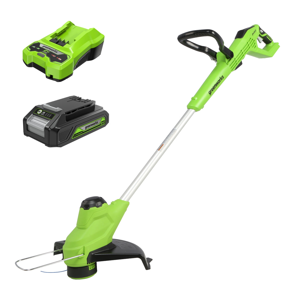 Coupe-herbe TORQDRIVE 24 V, 12 pouces, batterie USB 2,0 Ah et chargeur inclus – ST24B02