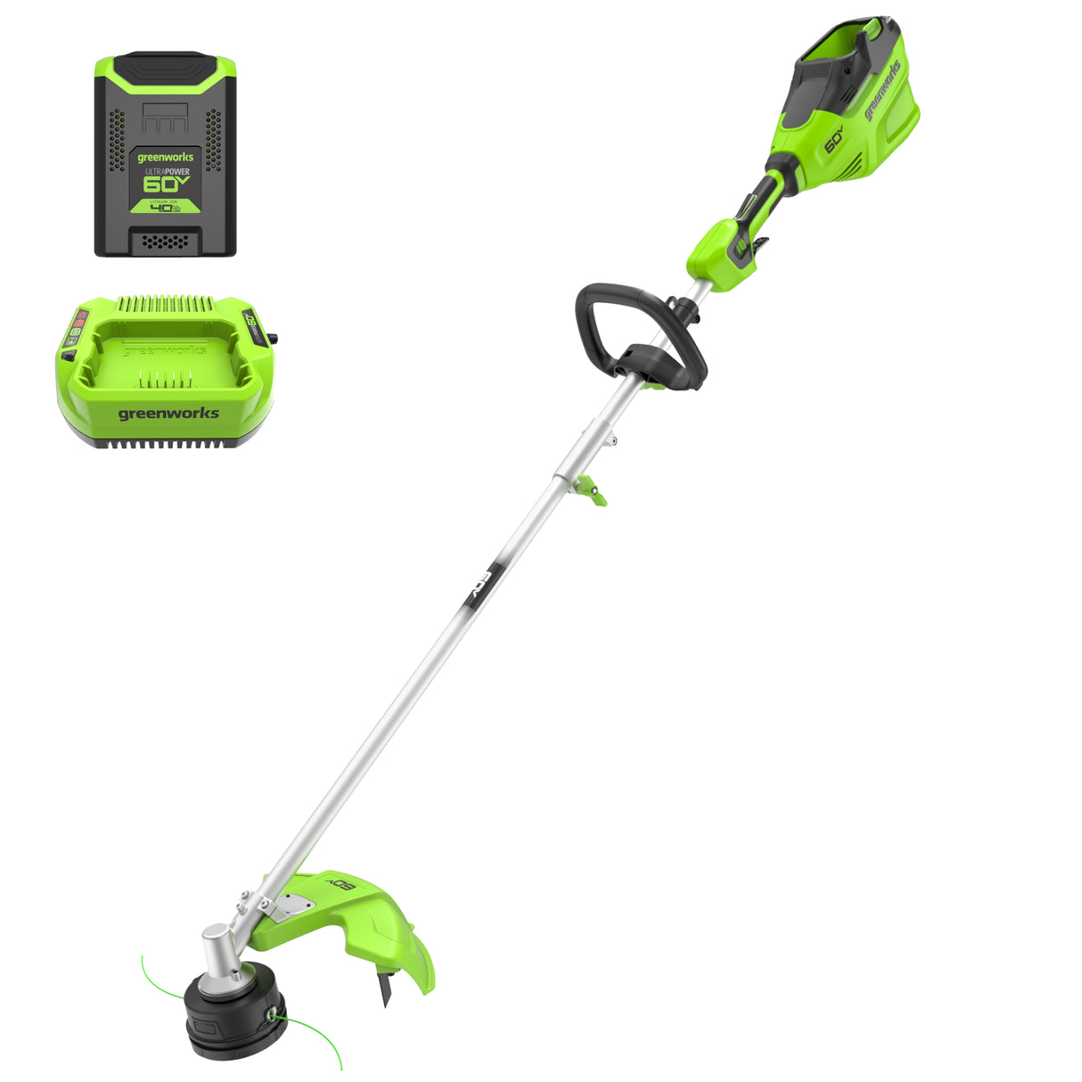 Coupe-herbe à montage supérieur 60 V, 16 pouces, (1) batterie 4,0 Ah et chargeur 3 A inclus