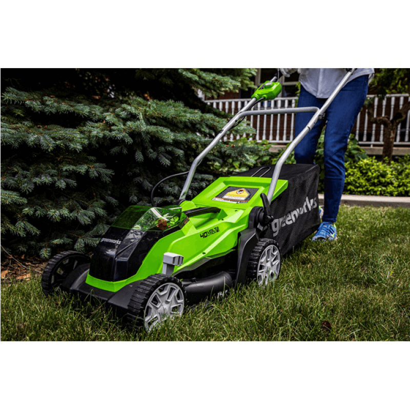 40V 14" Mower & 12" String Trimmer Combo Kit, 4.0Ah Battery and Charger Included