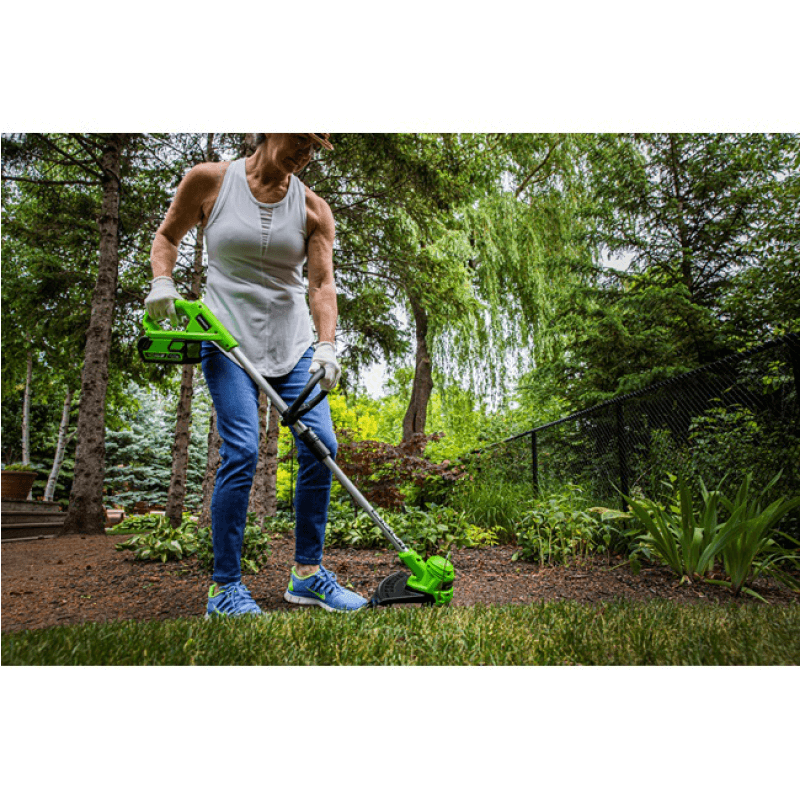 40V 14" Mower & 12" String Trimmer Combo Kit, 4.0Ah Battery and Charger Included