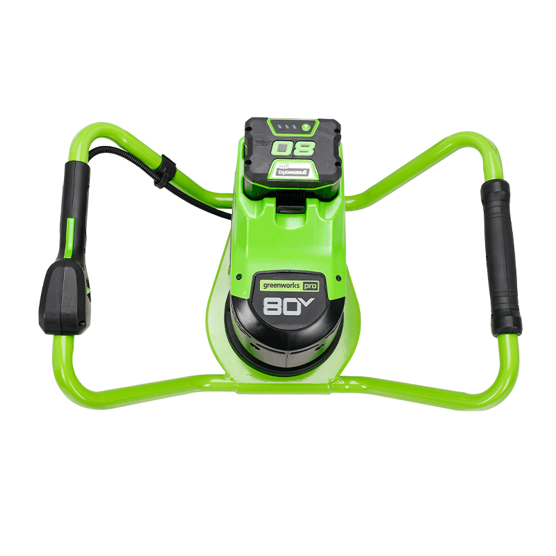 80V Earth Auger Powerhead with Auger Bit, 18” Extender, 4.0Ah Battery and Charger Included