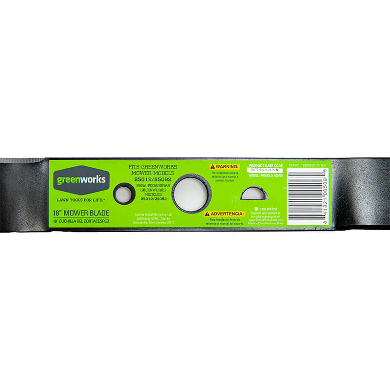 18" Replacement Lawn Mower Blade for 25012