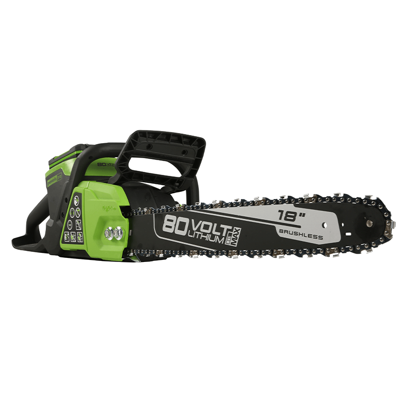 80V 18" Chainsaw, 2.0Ah Battery and Charger Included