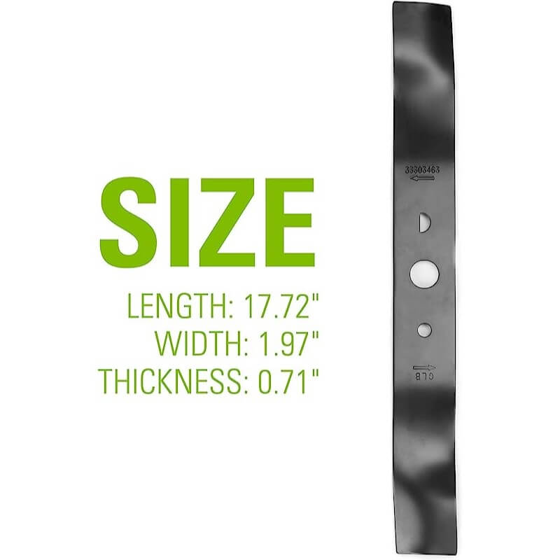 18" Replacement Lawn Mower Blade for 25012