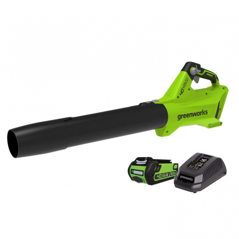 40V 125 MPH - 450 CFM Leaf Blower, 2.5Ah Battery and Charger Included