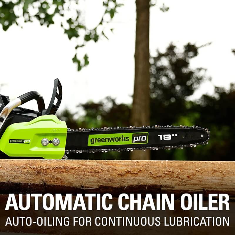 80V 18" Brushless Chainsaw, 2.0Ah Battery and Charger Included