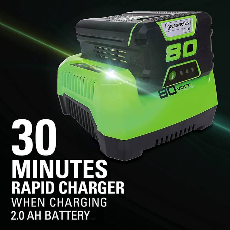80V 18" Brushless Chainsaw, 2.0Ah Battery and Charger Included