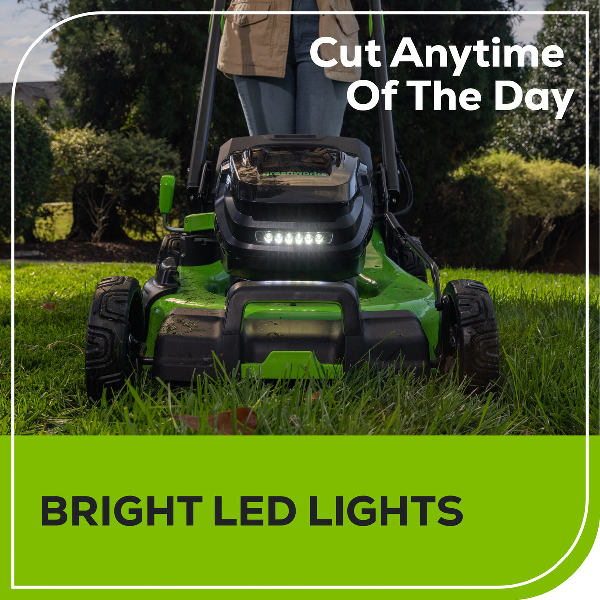 80V 22" Dual Blade Self-Propelled Lawn Mower, (2) 4.0Ah Batteries and Charger Included