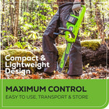 48V (24V x 2) 16" Cordless Battery Chainsaw, (2) 4.0Ah USB Batteries & Dual Port Charger Included