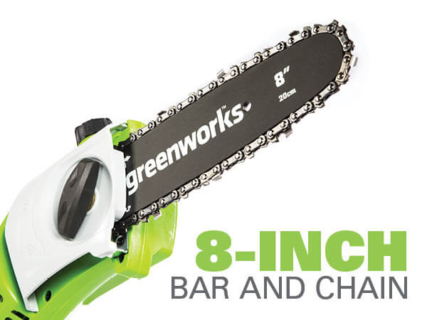Greenworks 6.5 Amp 8" Corded Pole Saw