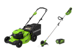 Ensemble 40 V de tondeuse sans balais 20 pouces et coupe-herbe 12 pouces, batterie 4,0 Ah et chargeur inclus