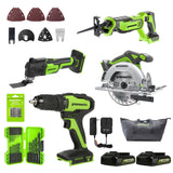 Ensemble 24 V d'outils électroportatifs, 4 pièces