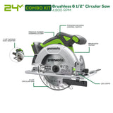 Ensemble 24 V d'outils électroportatifs, 4 pièces