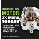 60V 8" Brushless Cultivator (Tool Only)