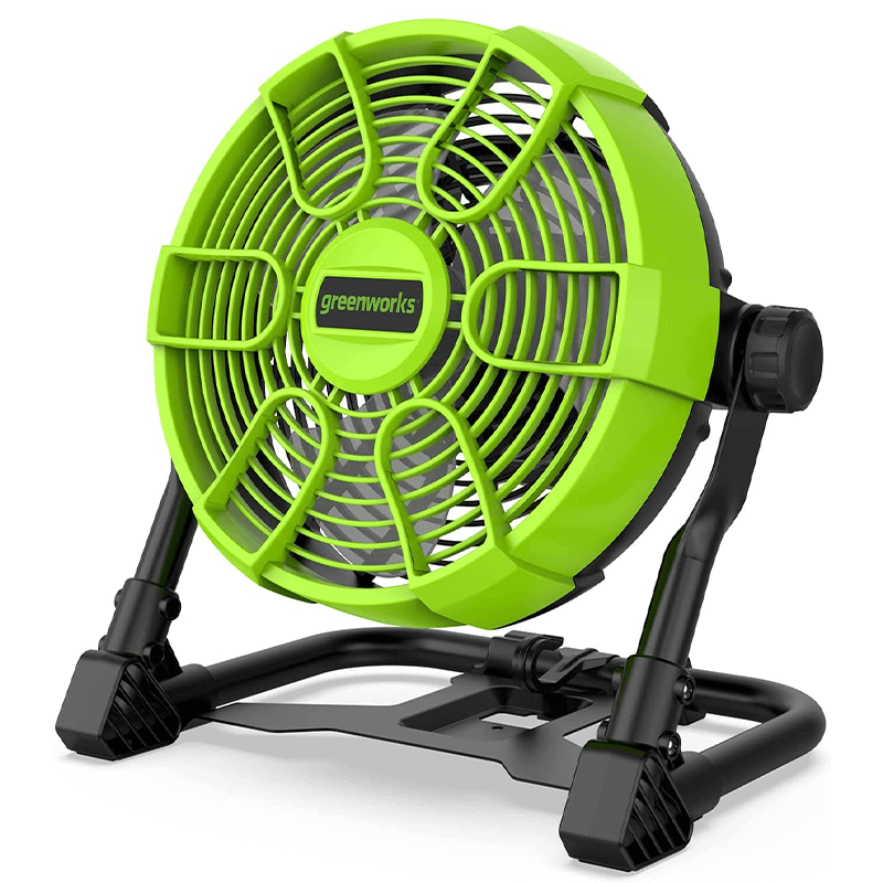 Ventilateur portable 24 V avec batterie USB 2,0 Ah et adaptateur/chargeur secteur