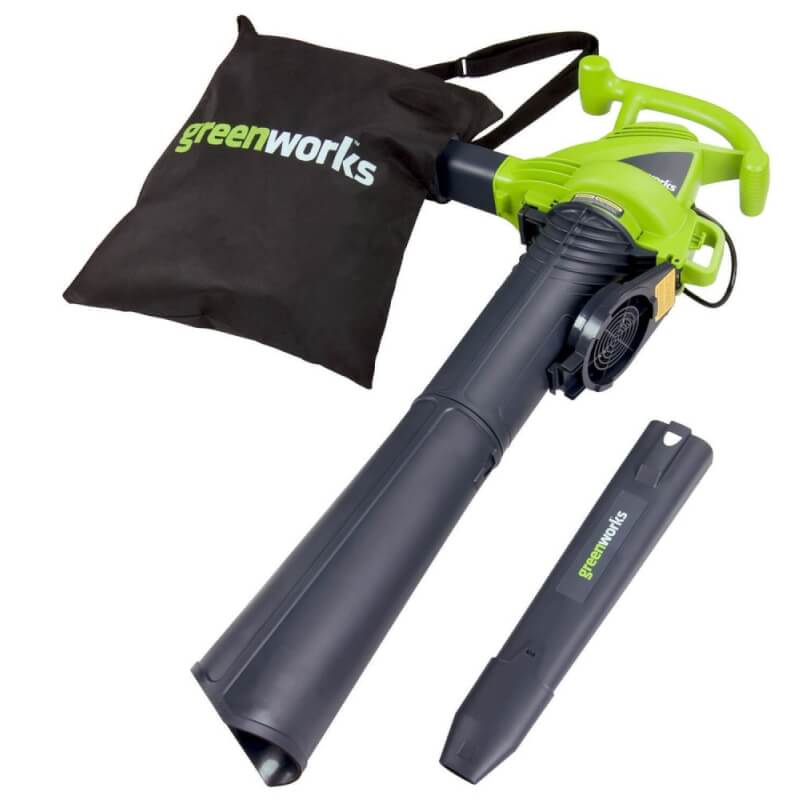 12 Amp Corded 380 CFM Leaf Blower / Vacuum