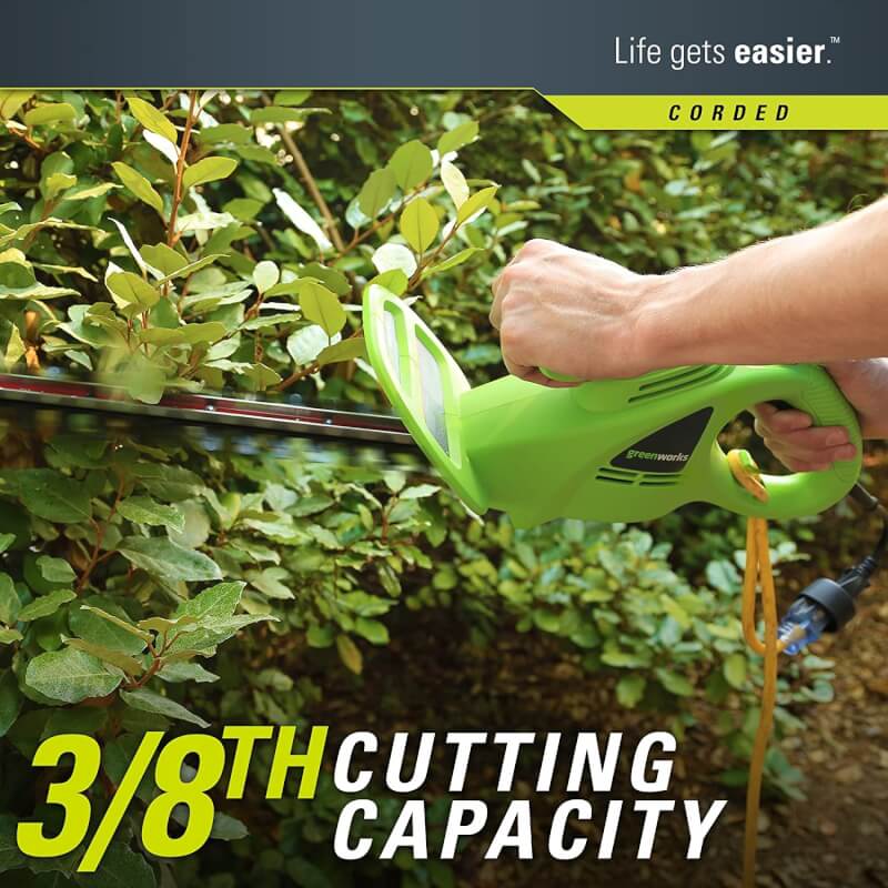 2.7 Amp 18" Corded Hedge Trimmer