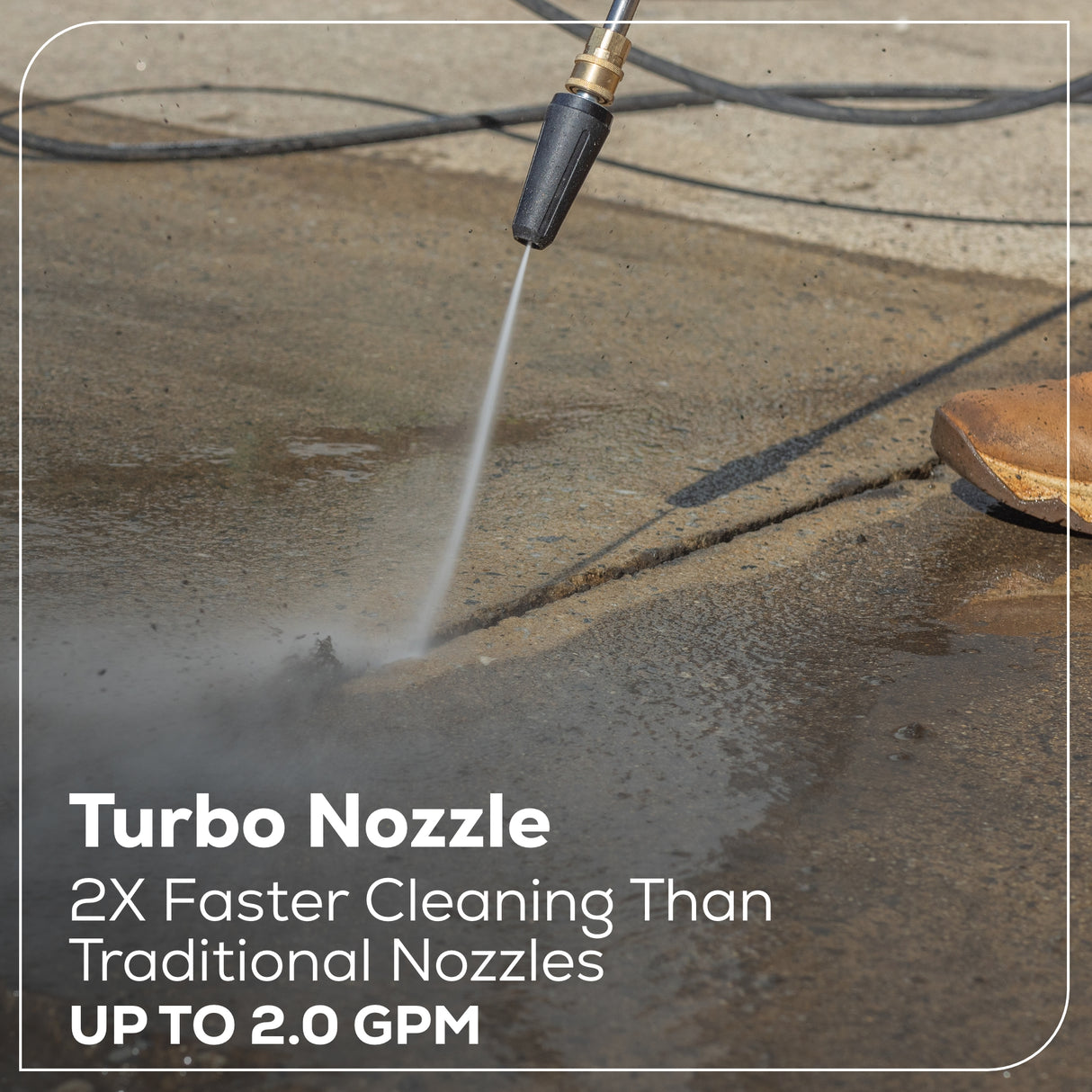 2500 PSI 2.0 GPM Brushless Electric Pressure Washer