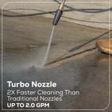 2500 PSI 2.0 GPM Brushless Electric Pressure Washer