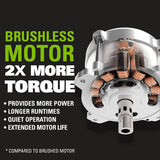40V 16" Brushless Chainsaw, 4.0Ah Battery and Charger Included