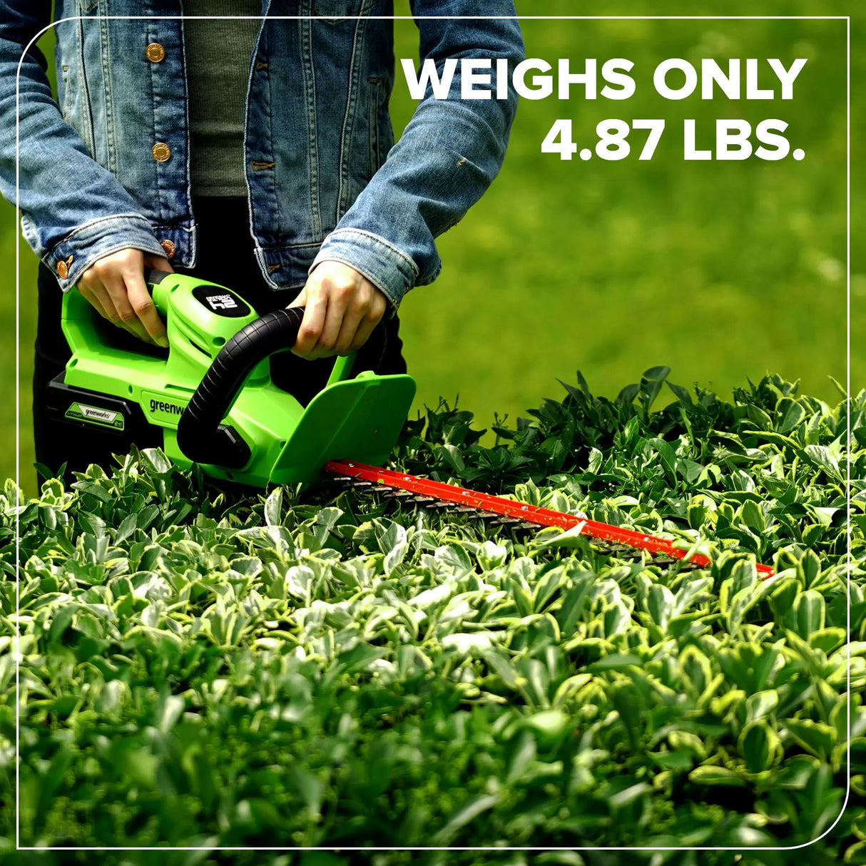 24V 22" Laser Cut Hedge Trimmer (Tool Only)