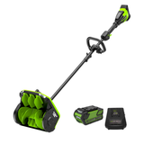 Pelle à neige 40 V, 12 pouces avec volets directionnels, batterie 4,0 Ah et chargeur inclus