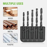14 PC Black Oxide Drilling Bit Set