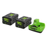 60V (2) 5.0Ah Batteries & Dual Port Charger Combo Kit