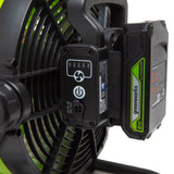 Ventilateur portable 24 V avec batterie USB 2,0 Ah et adaptateur/chargeur secteur