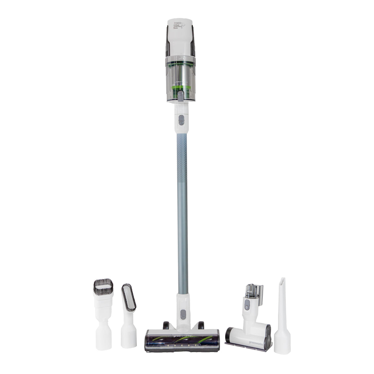 Aspirateur-balai de luxe à batterie 24 V, batterie USB-C de 4,0 Ah et superchargeur de 30 minutes