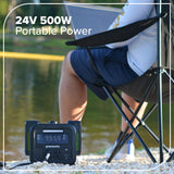 Station d'alimentation portative 24 V, 500 W (Outil seulement)