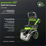60V 3000 PSI Hybird Pressure Washer (Tool Only)
