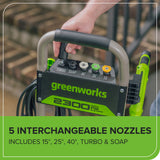 2300 PSI 2.3 GPM Brushless Electric Pressure Washer
