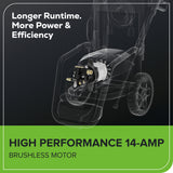 Laveuse à pression électrique de 3000 PSI (lb/po²)